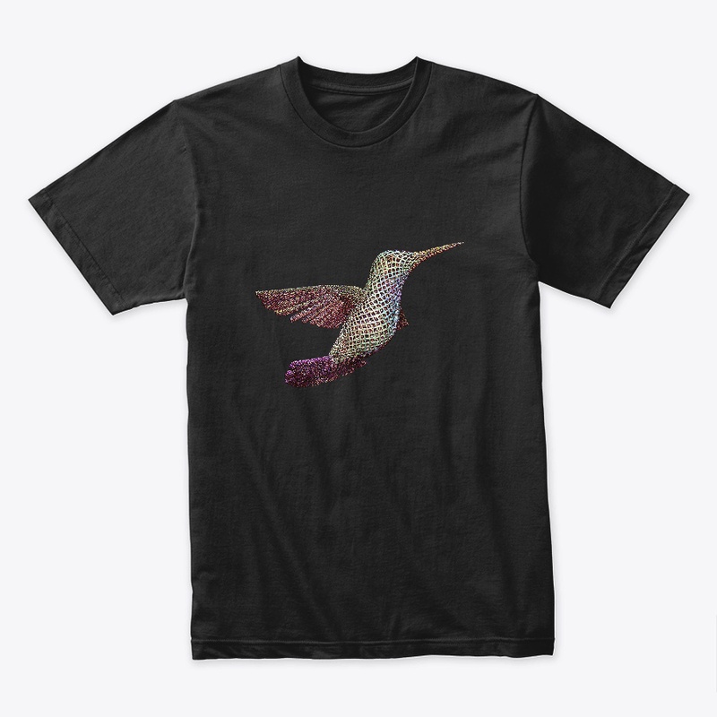 3D woven Hummingbird stylized