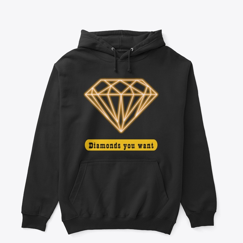 Diamonds You Want Glowing T-Shirts 
