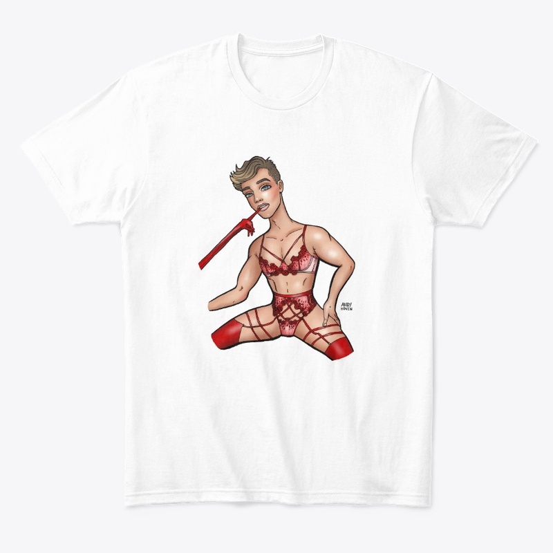 Jake DuPree x Andy Hoven "Red Lingerie" 