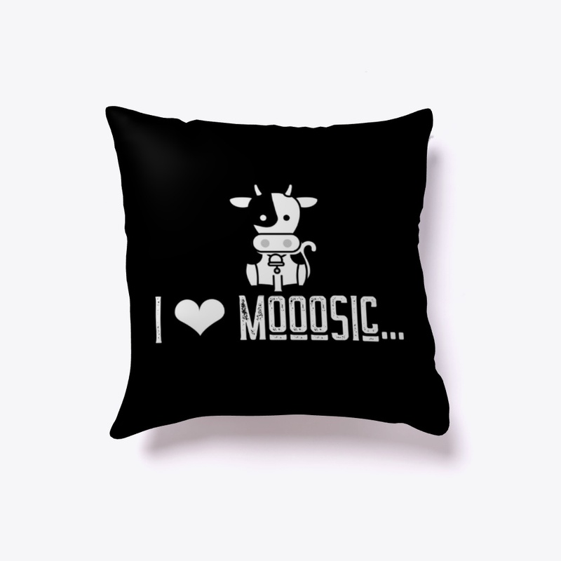 I Love Music Funny Cow Music T-shirt