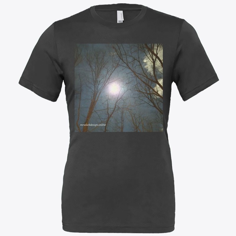 Night sky and trees are beautiful 