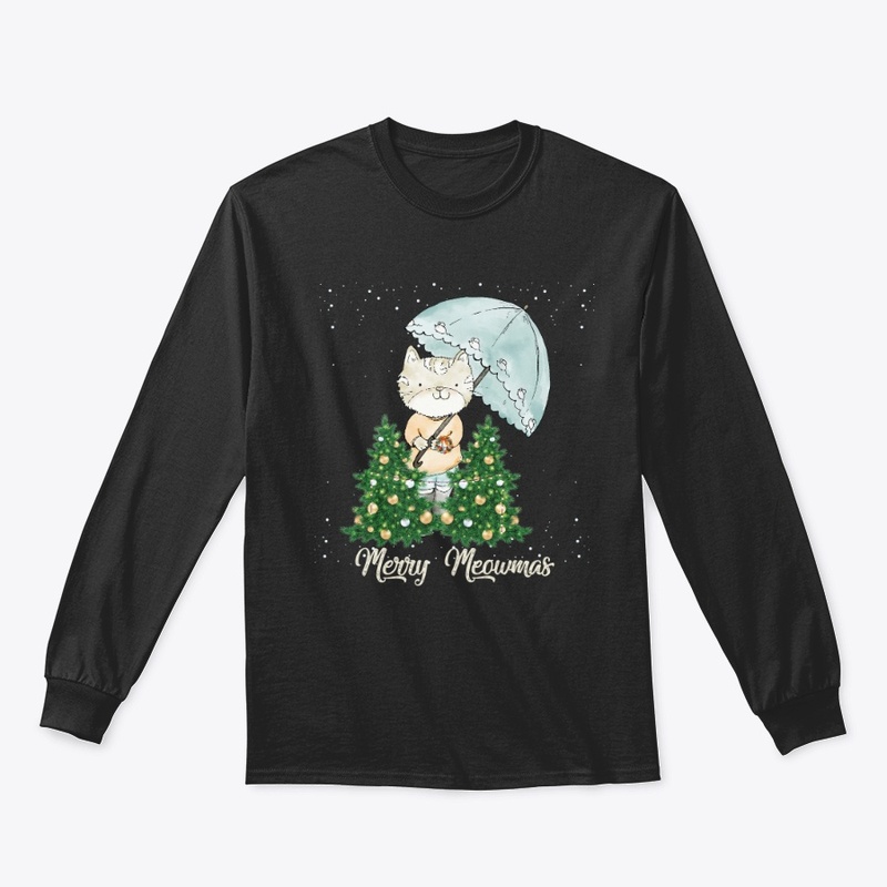Merry Catmas , Merry meowmas T-shirt