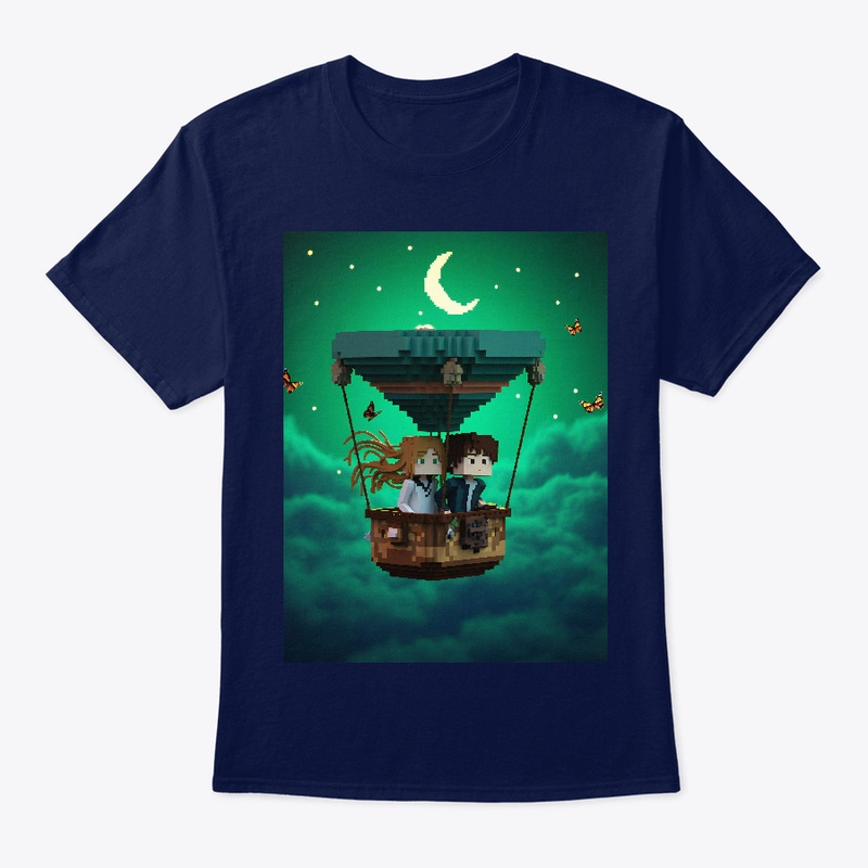 T-Shirt (Boy and girl on air balloon)