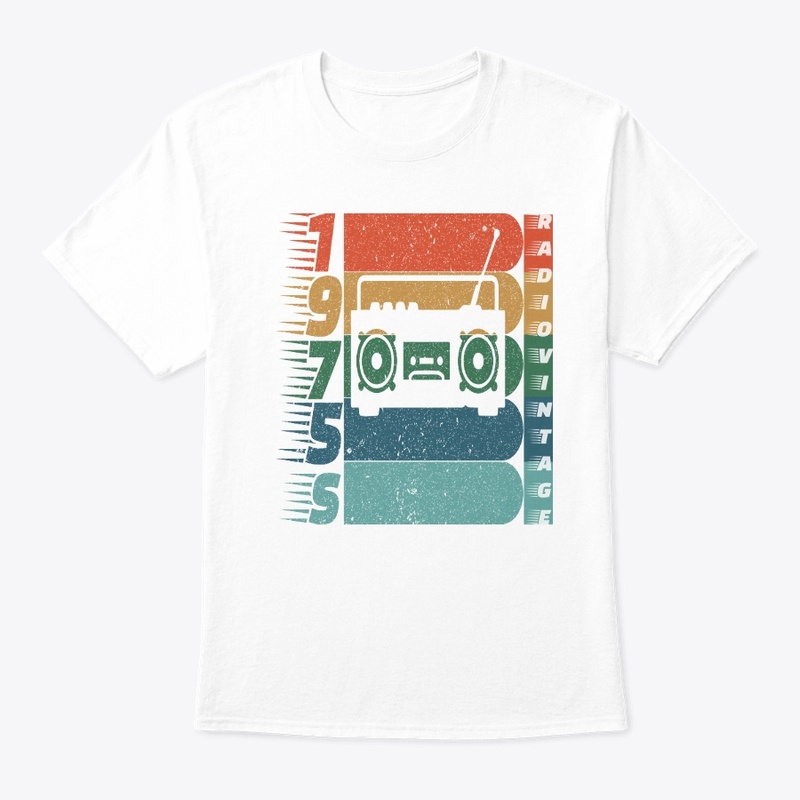 Radio Vintage 1975 T-shirt Design