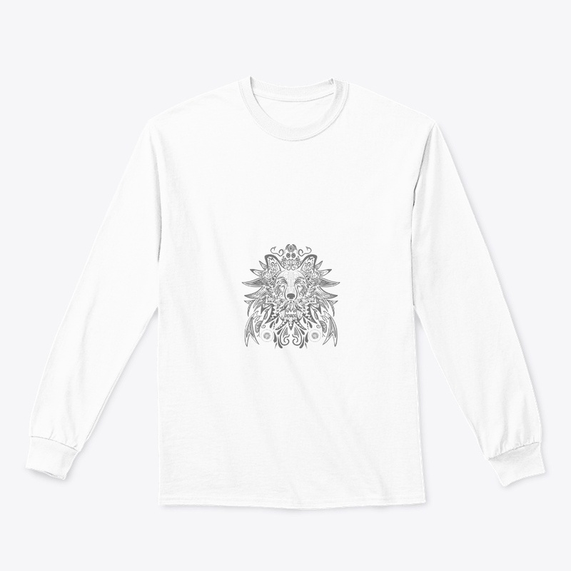 Animated dog designed tshirt.