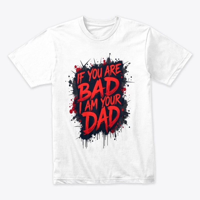Bold Dad Joke Graffiti Streetwear Design