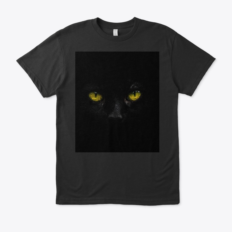 black printed unisex t-shirts