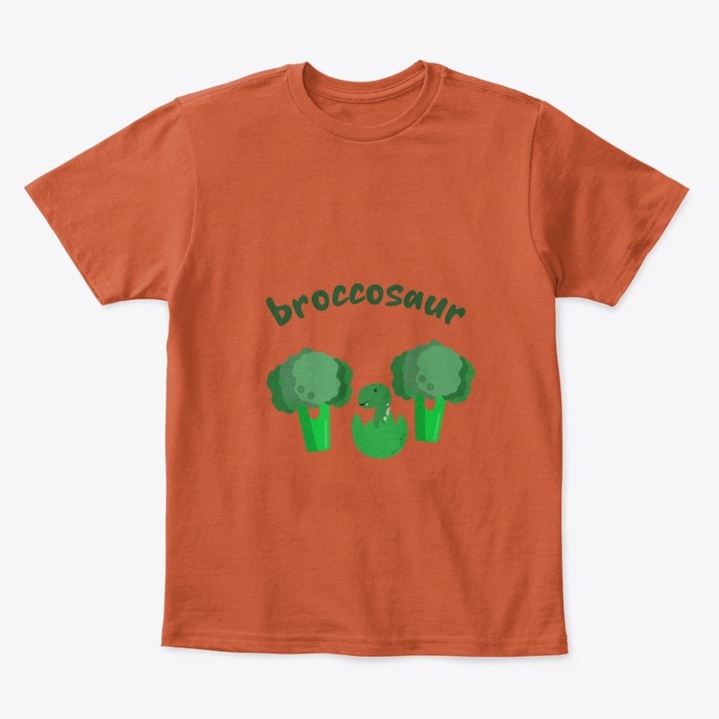 Broccosaur Broccoli Dinosaur Kids Style