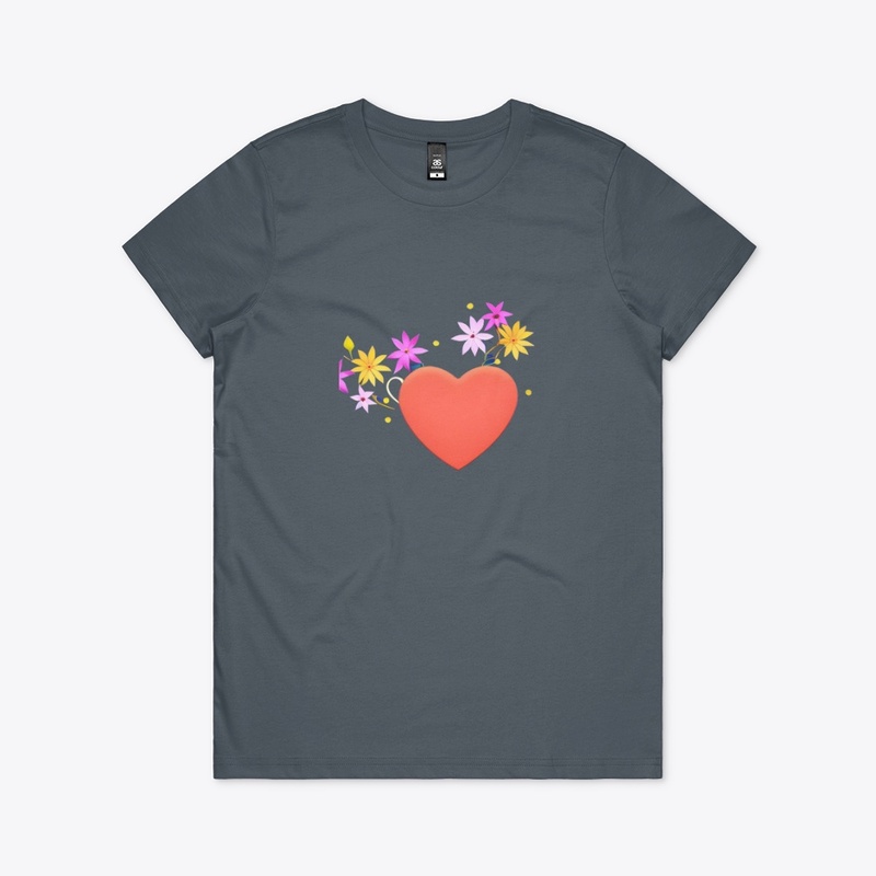 Heart With Flowers