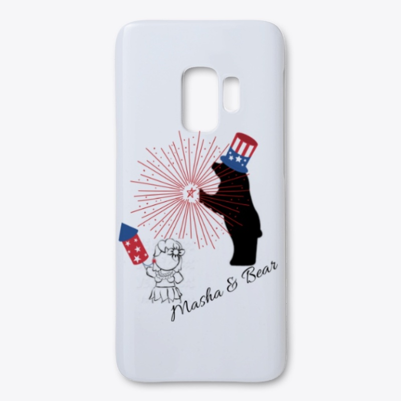 Masha & Bear 4th July Tee