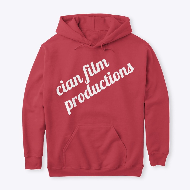 cian film productions classic red hoodie