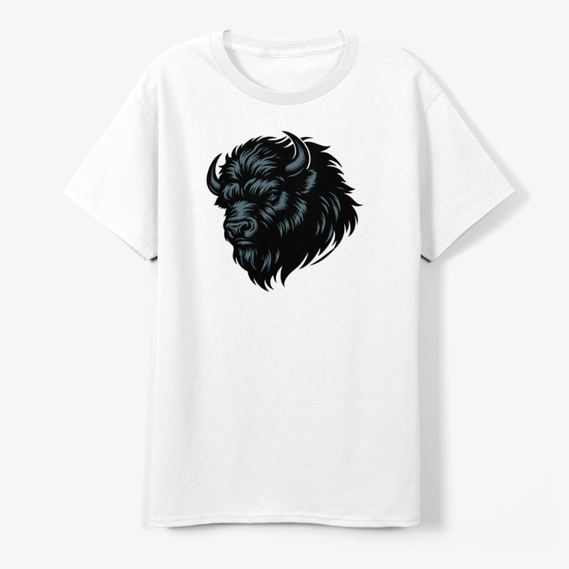 Fierce Angry Bison Graphic