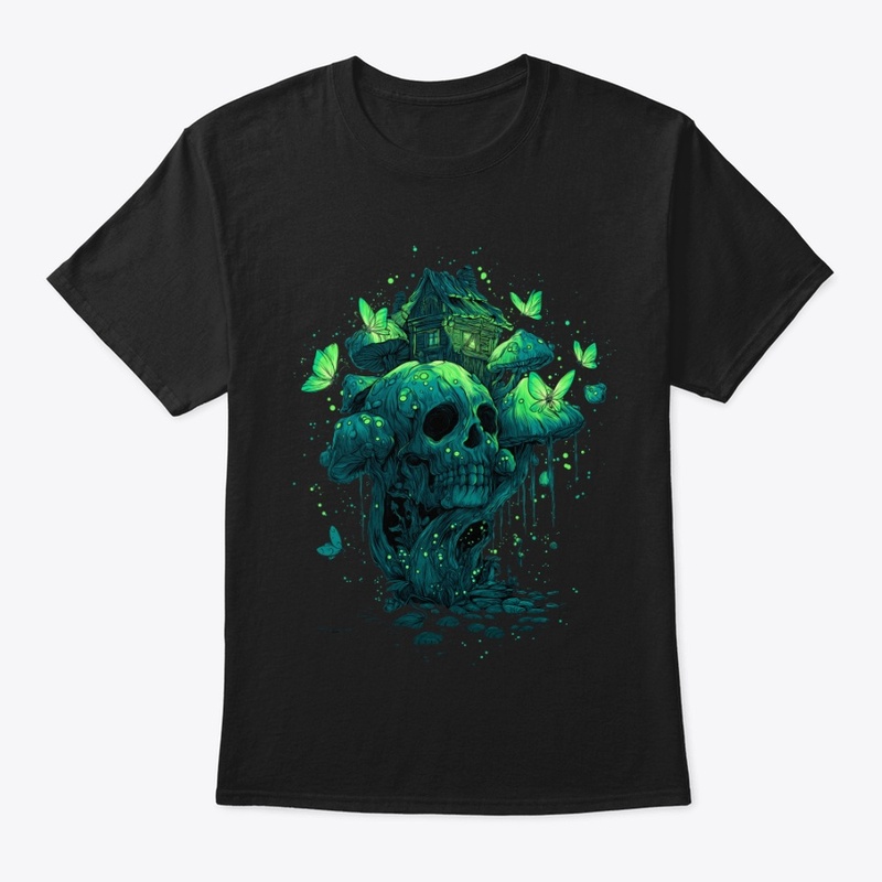 Glowing Skull Fairy Cottage