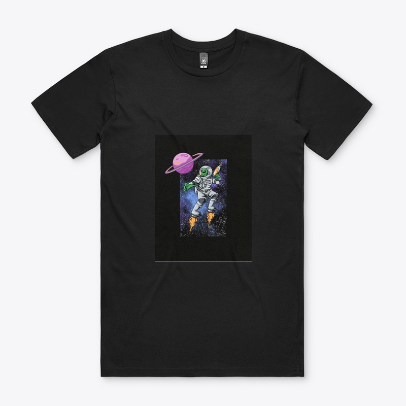 Printed tshirt of alien 
