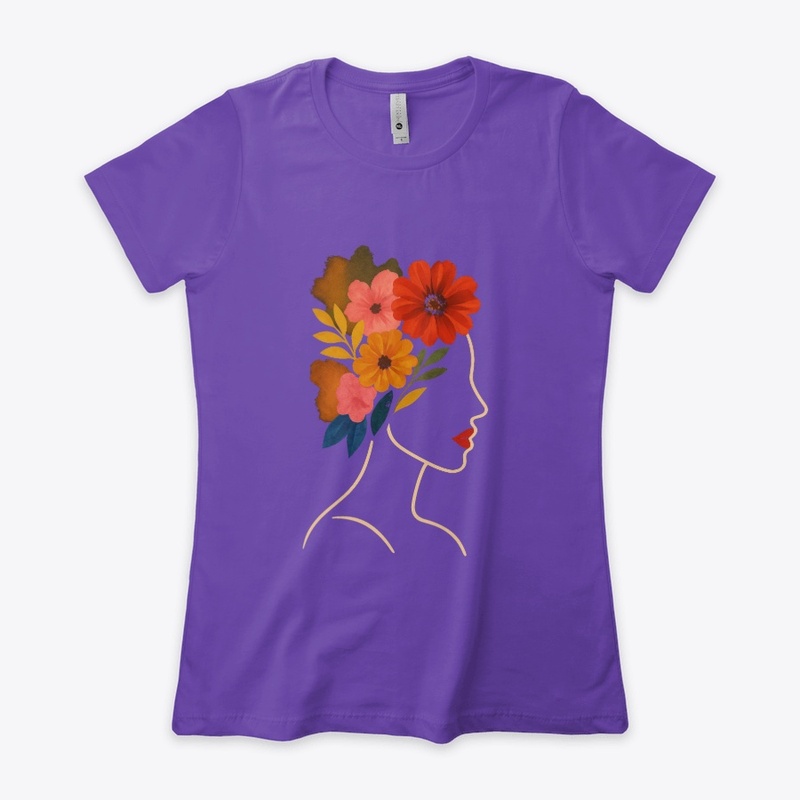 Floral Reflection – Abstract Portrait B