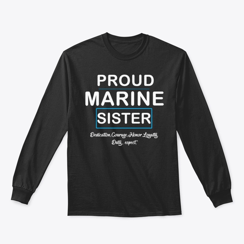 Proud Marine Sister Tshirt