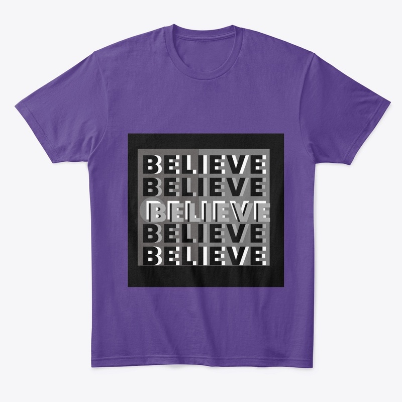  "Believe Inspirational tee"