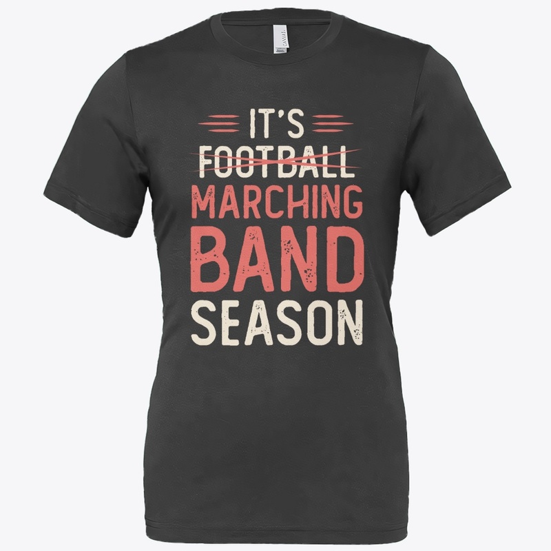 Marching Band Season Football Shirt