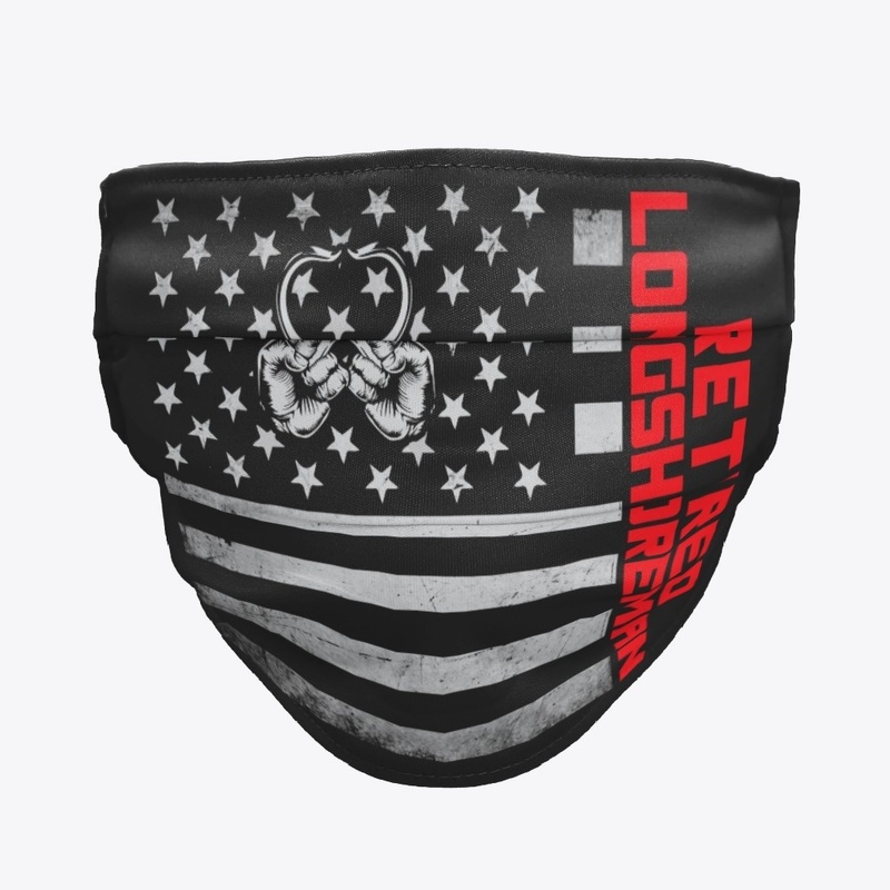 Retired Longshoreman US Flag Mask