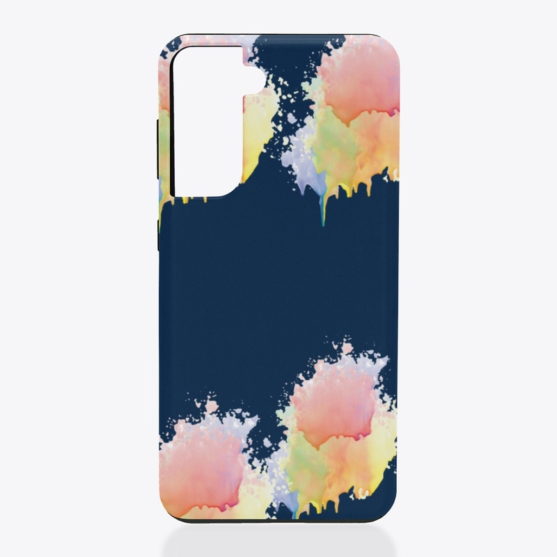 Pastel color grunge pattern design