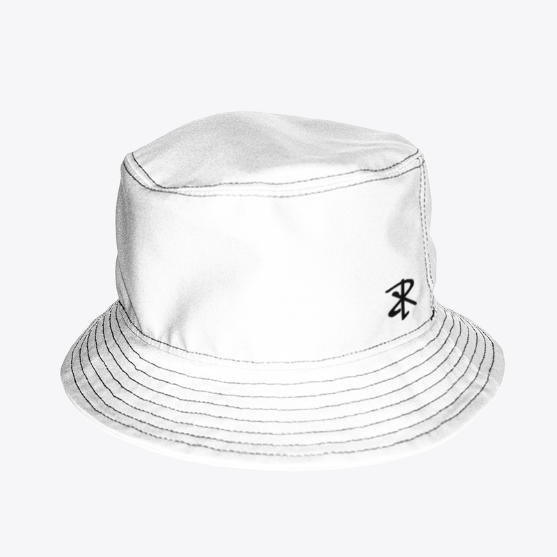 BAINO mark Bucket Hat white