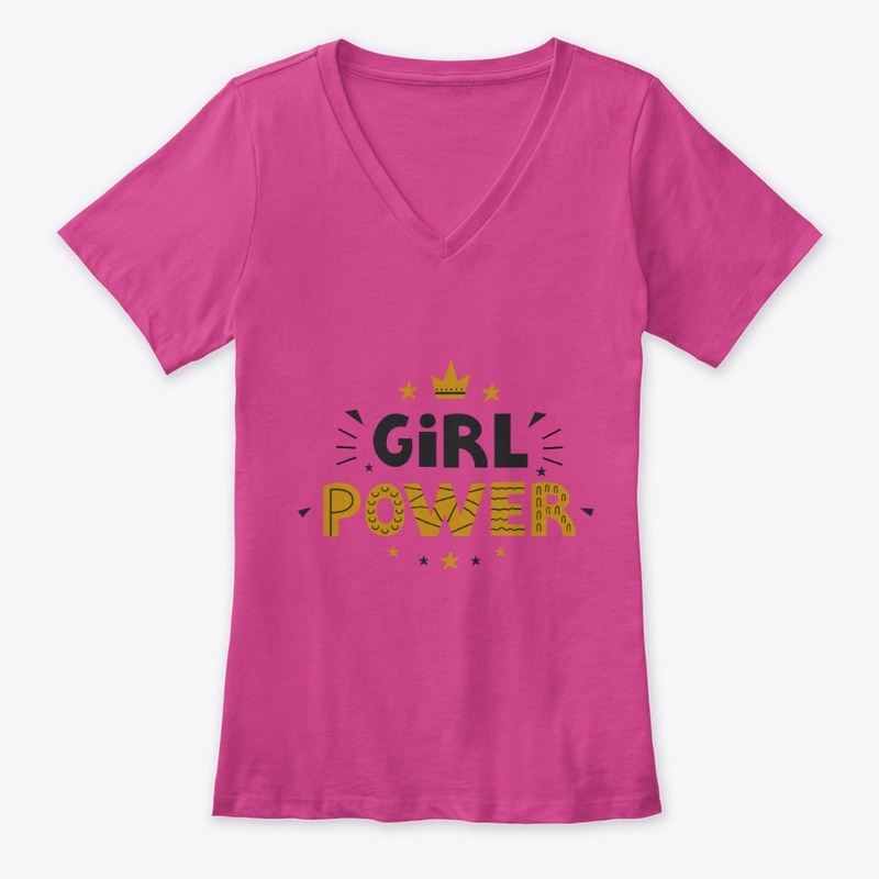 Girl's Power Women's V-Neck