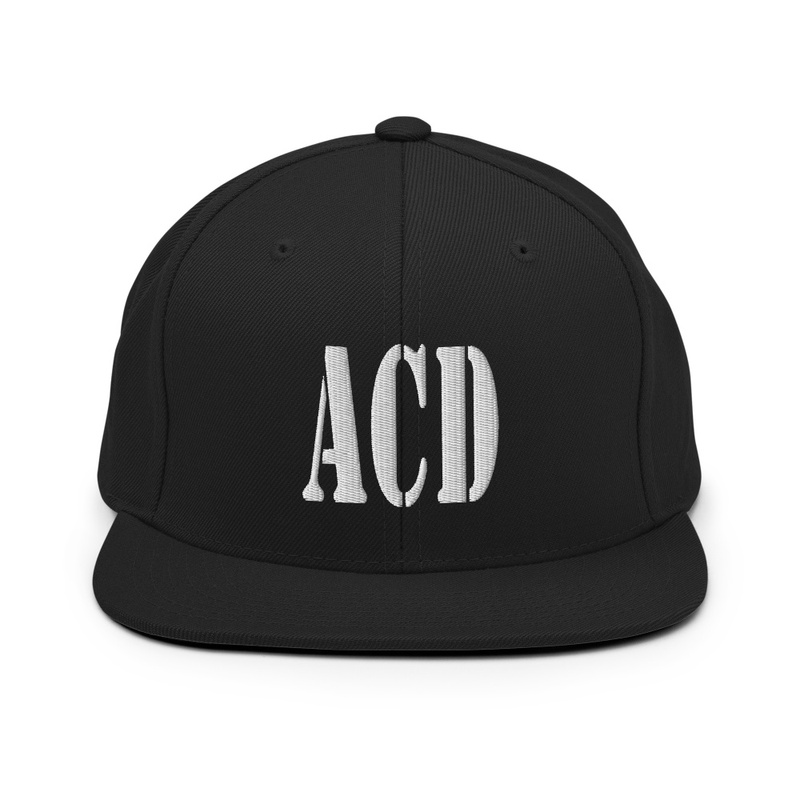 ACD - INITIALS SNAPBACK CAP