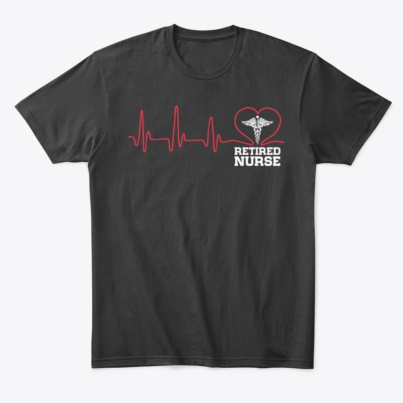 Retired Nurse Heartbeat Shirt