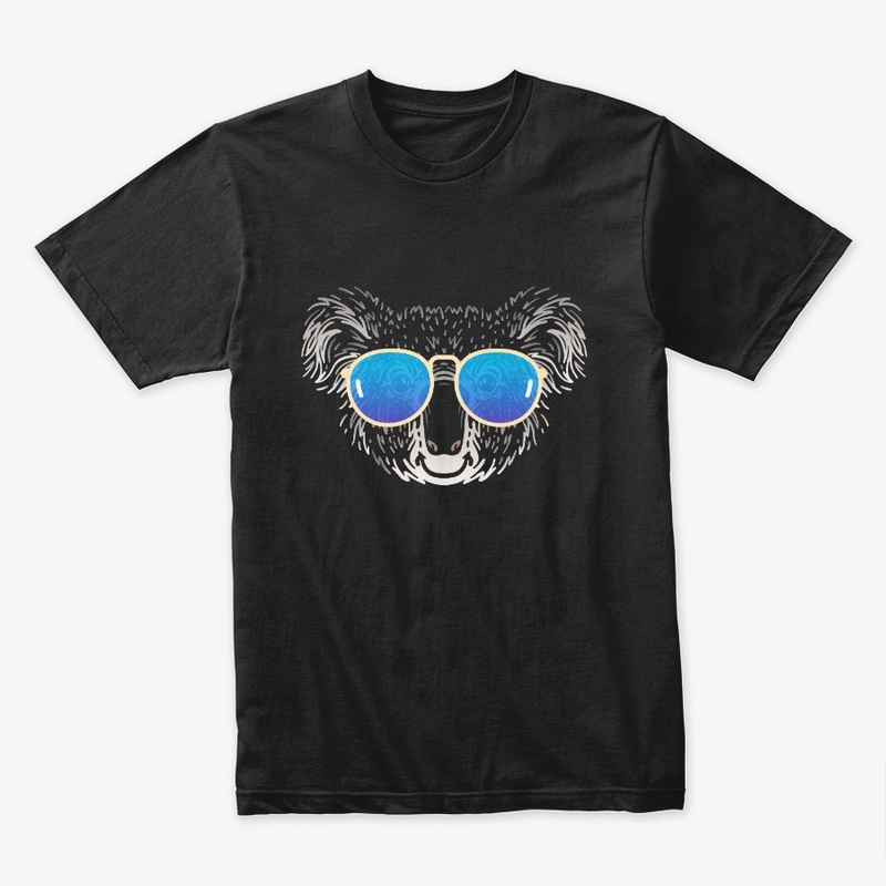 Cute Koala in Sunglasses (Colored+sg09)