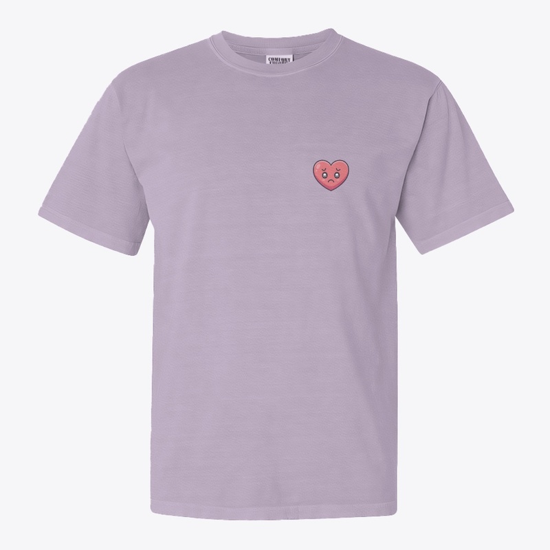 Sad heart print