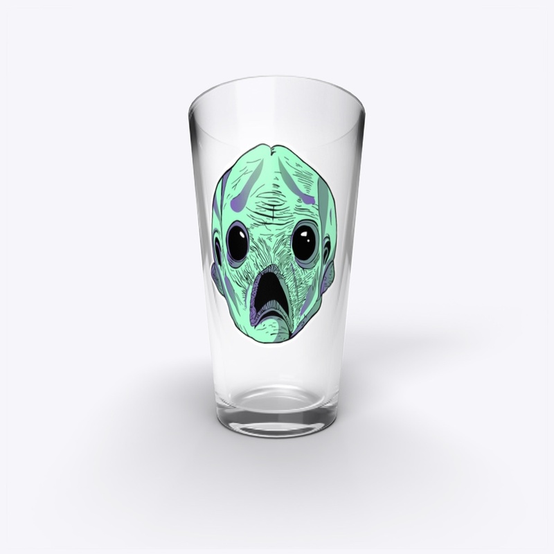 Cool Fishy Alien comic style design