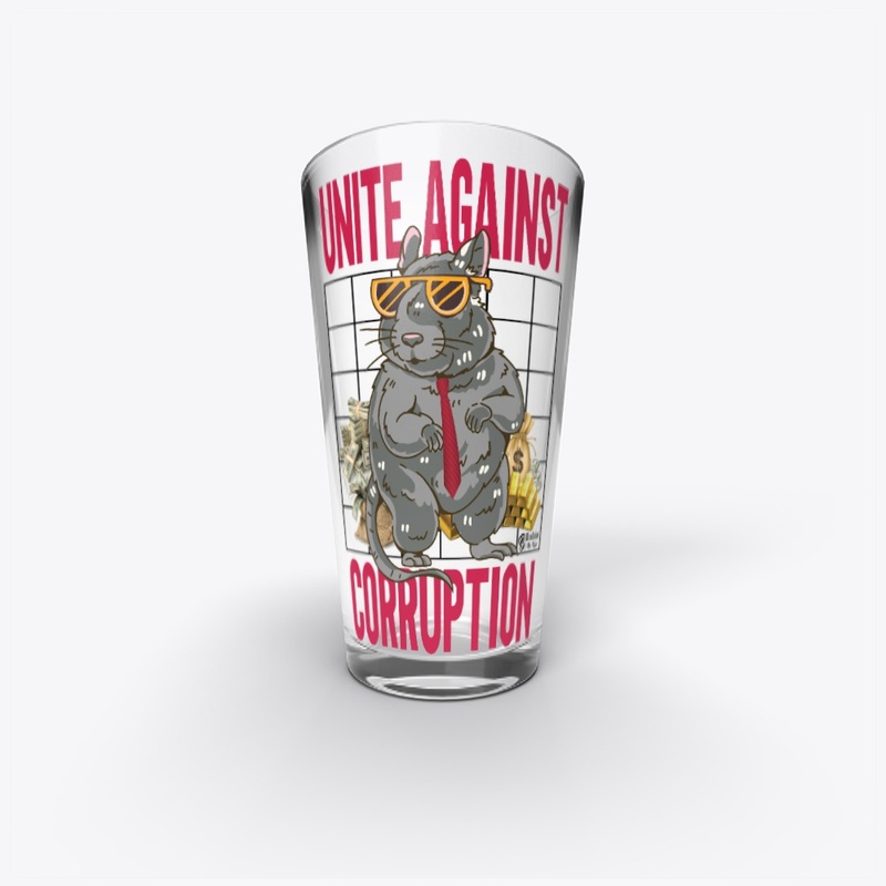 Unite Against Corruption White Shirt
