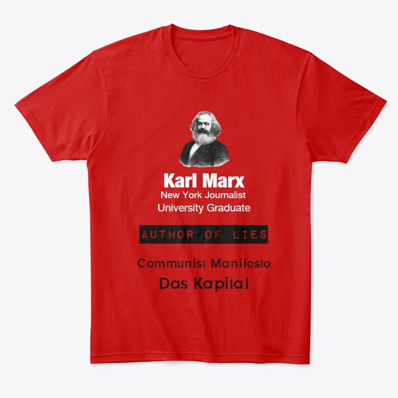 Marx Author of Lies short sleeve t-shirt