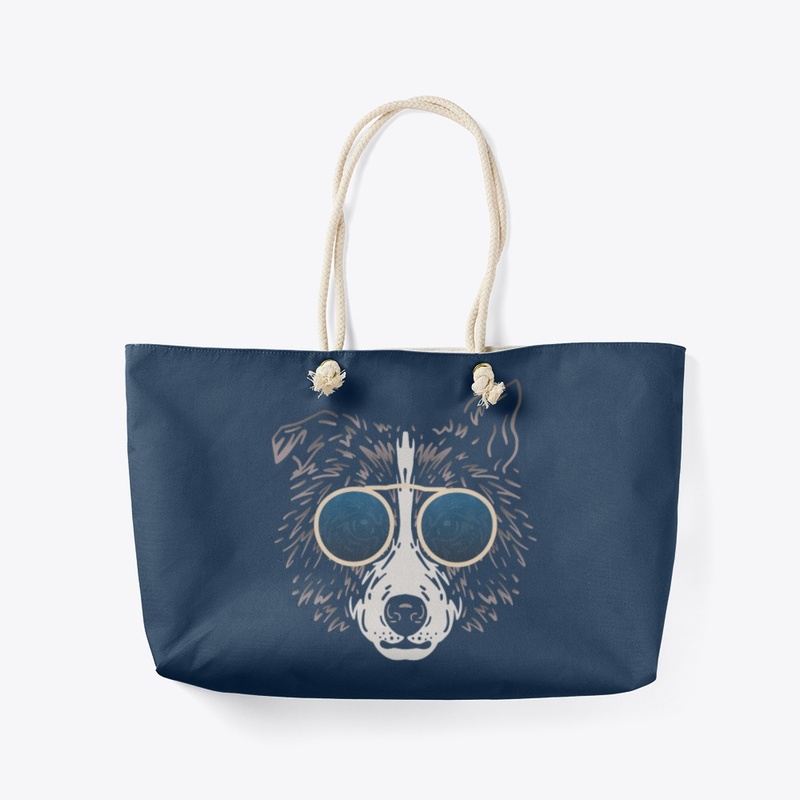 Cute Dog in Sunglasses (Colored+sg08)