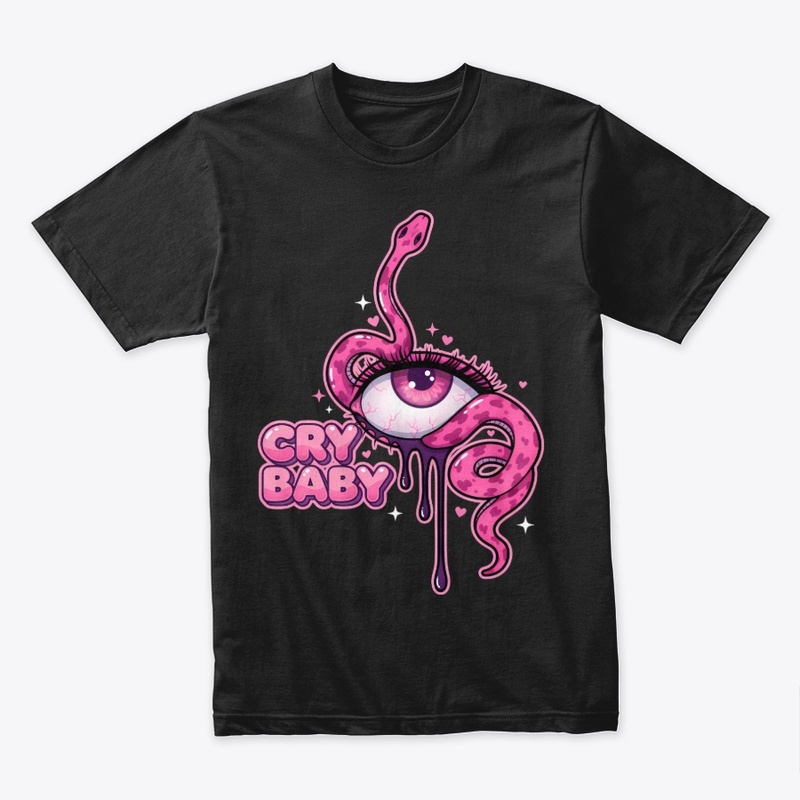 Kawaii Cry Baby Pastel Goth Art