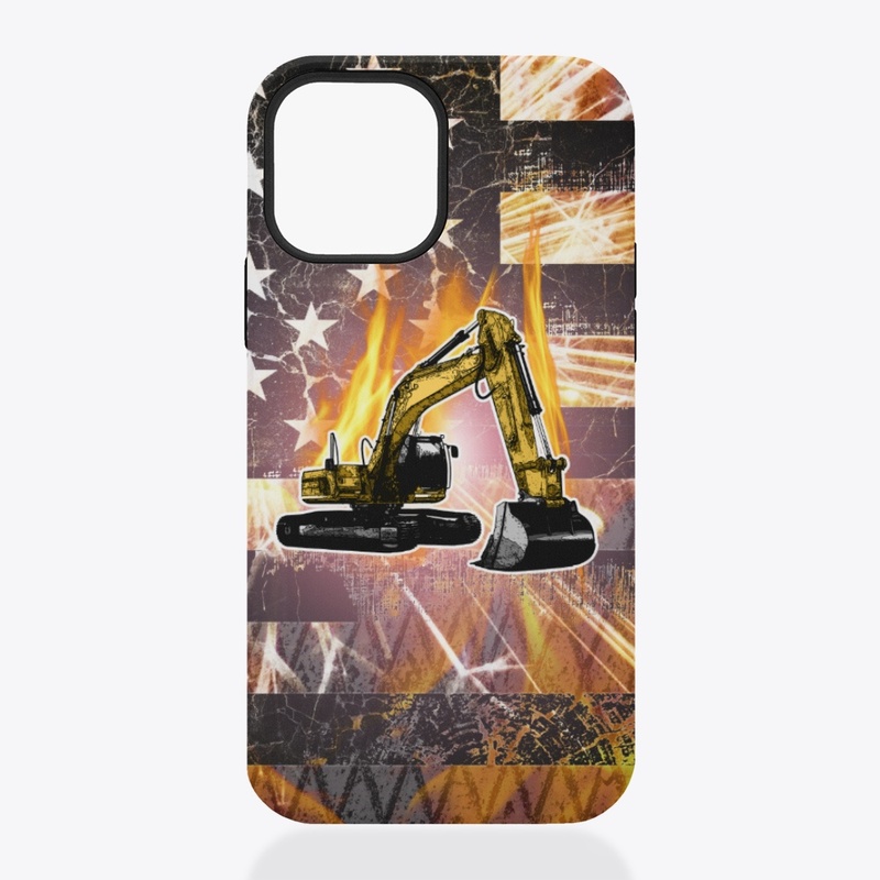 Excavator Flag Sparks