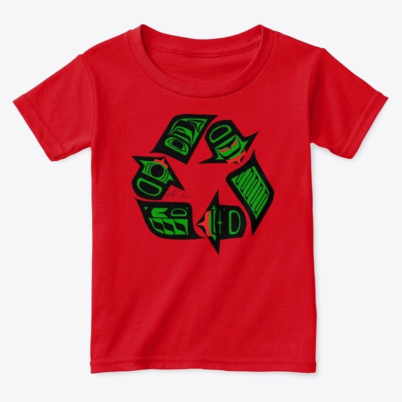 Tlingit Formline Recycle Symbol