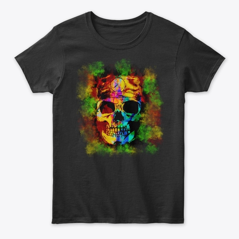 Skull color-tshirt