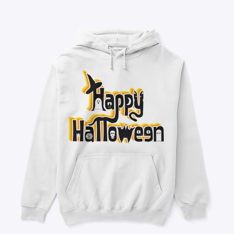 Happy Halloween with Candy Corn colors