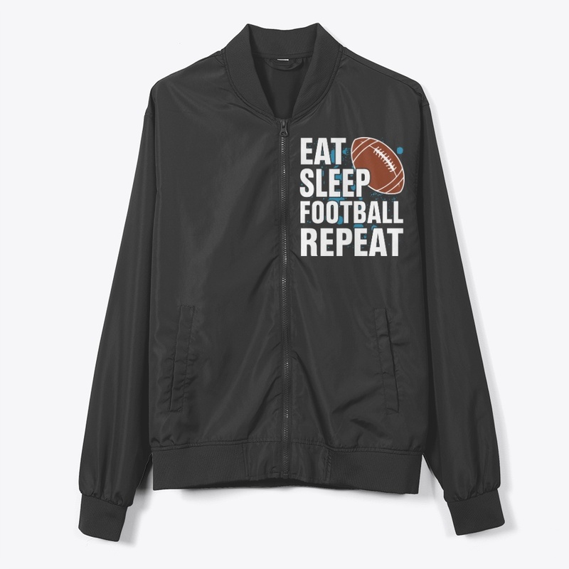 "Eat, Sleep, Football Repeat T-Shirt