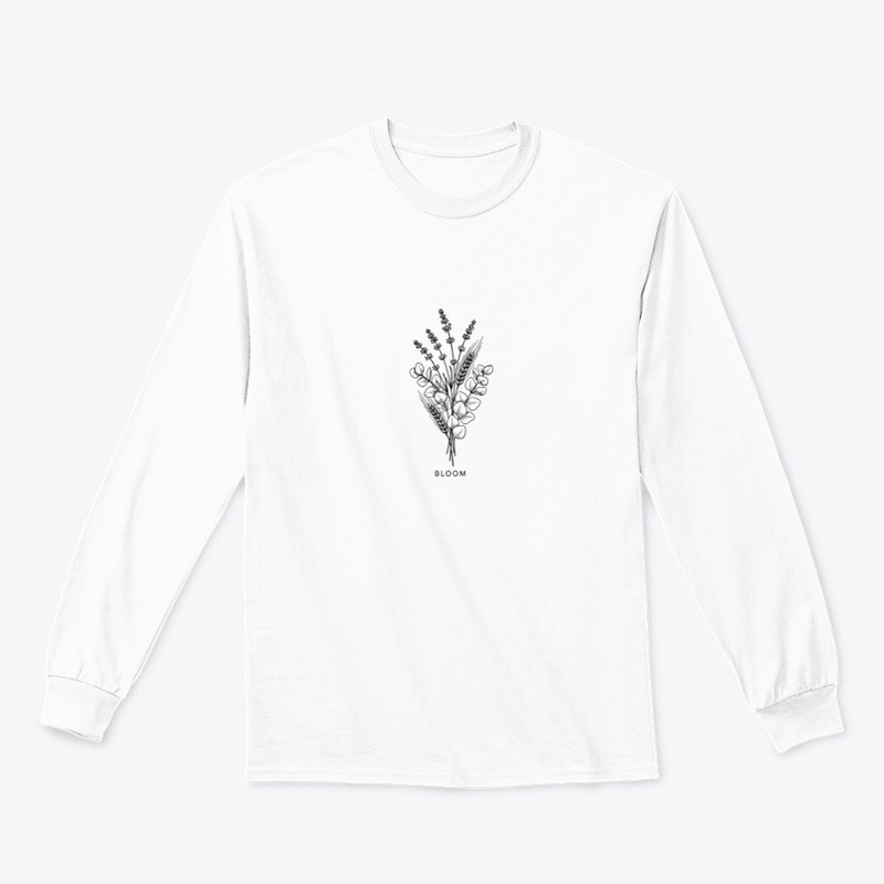 Botanical Bloom Fine Line Tee