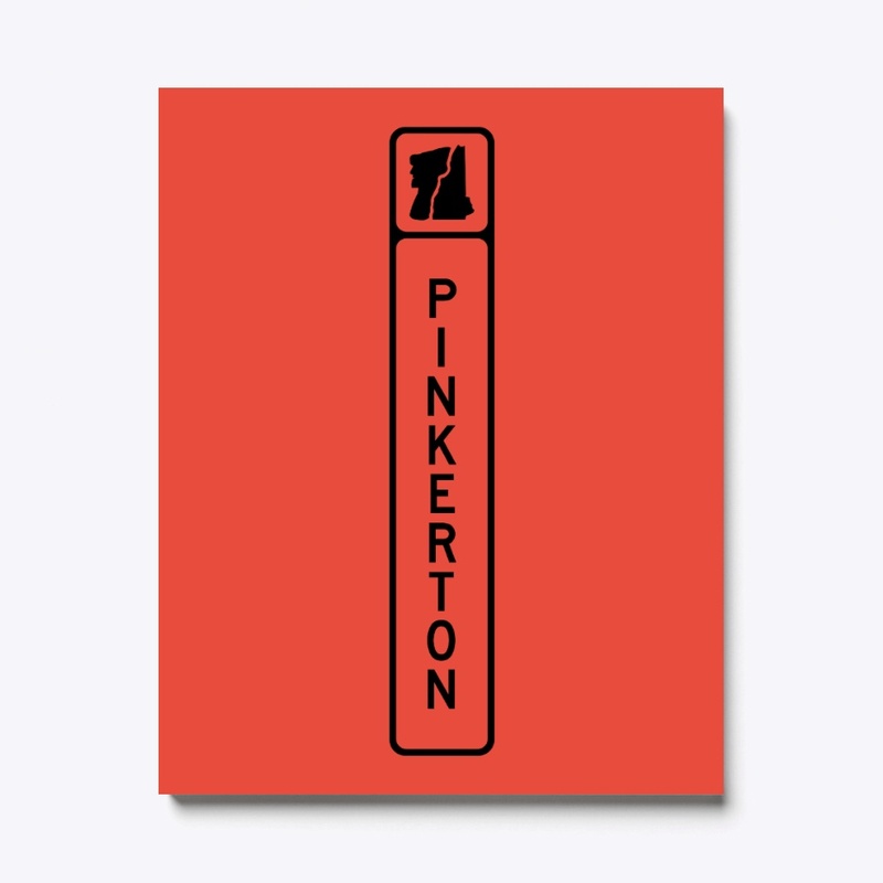 Pinkerton NH Town Line Signs Black