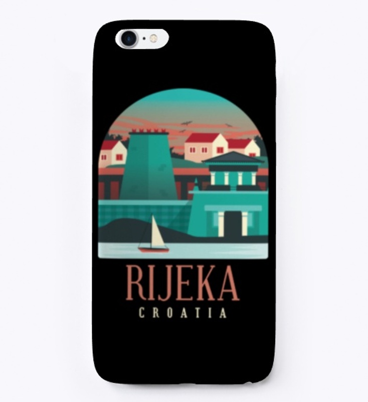 Croatia Skyline Rijeka Souvenir Gift
