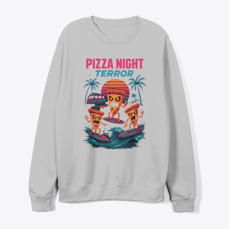 Pizza Night Terror 80s Retro