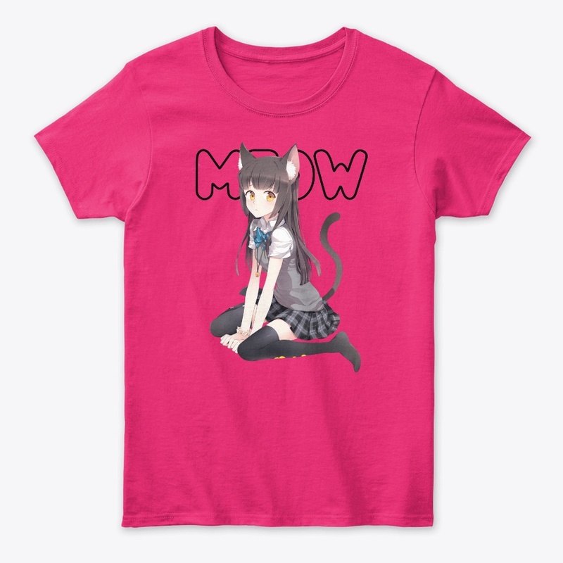 MEOW Tee For Girls