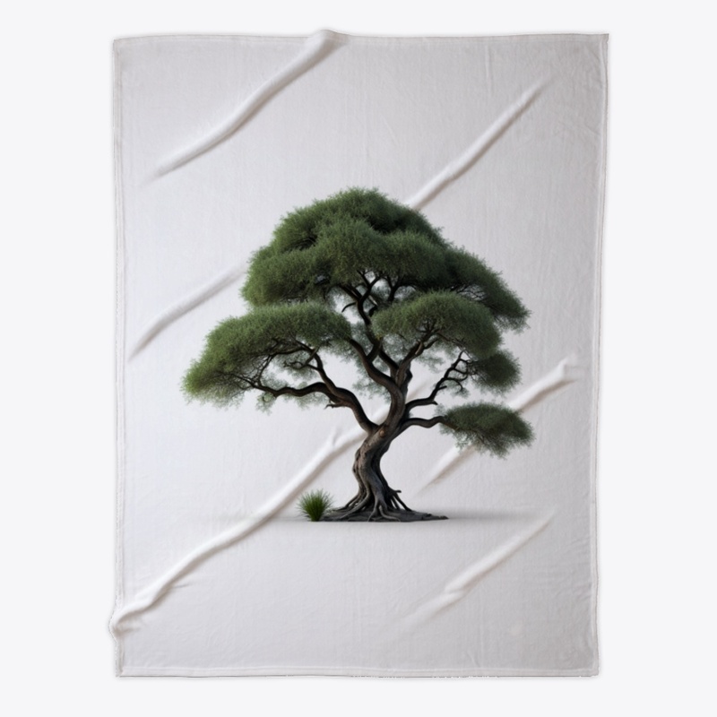 Isolated tree on a white background