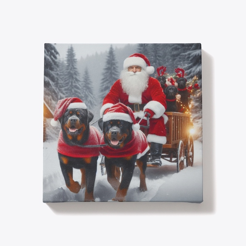 Rottweilers and Santa