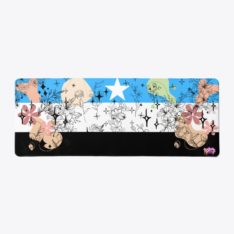 Somali Tri-Frag Rose Serenity mousepad