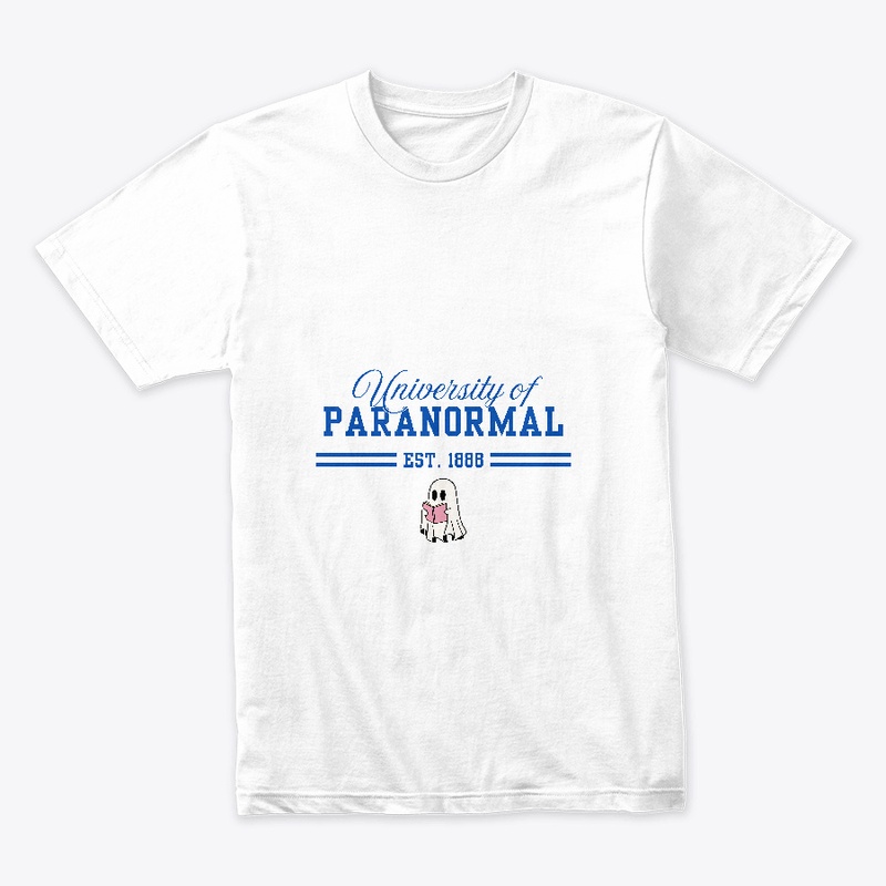 Univercity of Paranormal Blue letters 