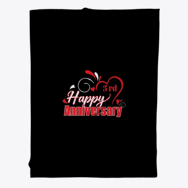 Happy 3rd anniversary celebration design